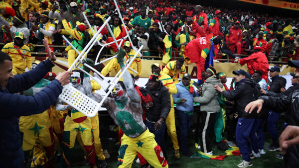 Nekārtības finālspēles laikā. Āfrikas Nāciju kausa izcīņa