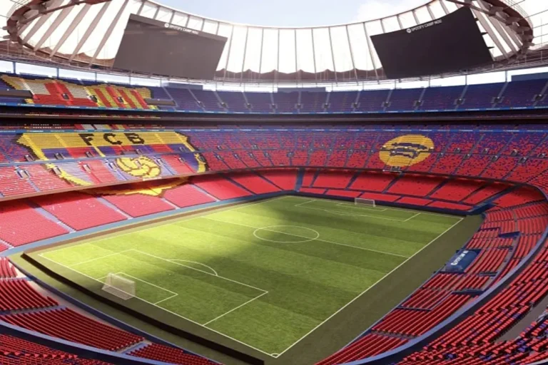 Barselonas "Camp Nou" stadions. UEFA Čempionu līga
