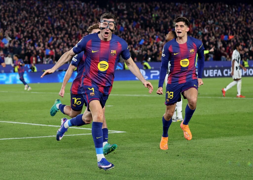 Roberts Levandovskis. Barcelona, futbolazinas.com