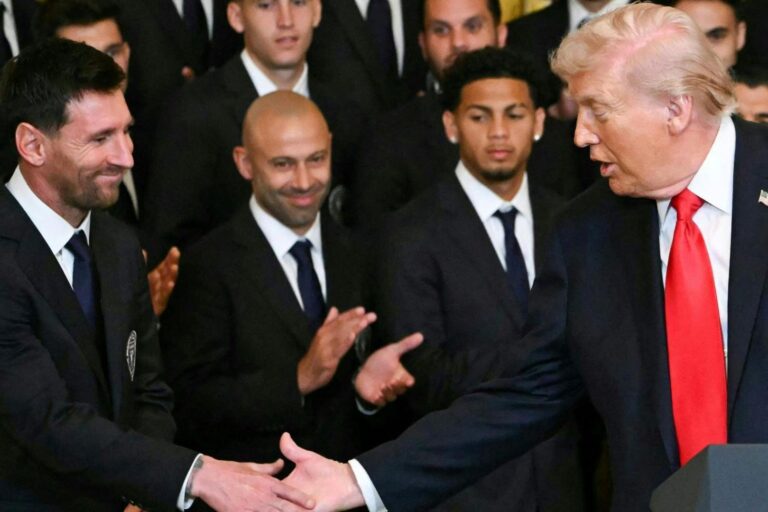 Donalds Tramps un Lionels Mesi