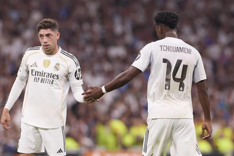 Valverde un Aureljens Čuamenī, Madrides Real, futbolazinas.com