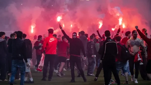 Nekārtības Prāhas derbija laikā. Čehijas čempionāts