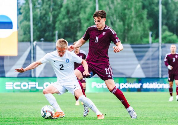 Latvijas U-21 izlase pret Igaunijas U-21 izlasi. Baltijas kausa izcīņa