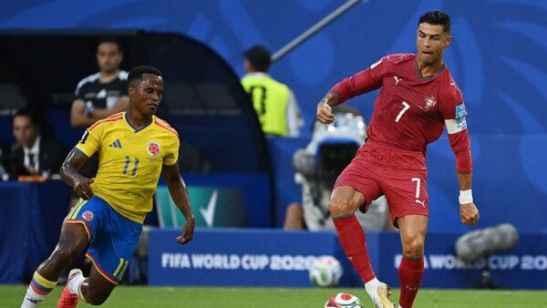 Portugāles izlase pret Kolumbijas izlasi, futbolazinas.com