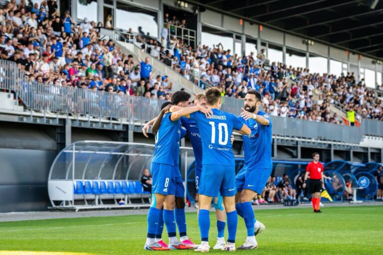 "RFS" pret "Glentoran". UEFA Konferences līga