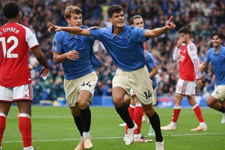 "Brighton and Hove Albion" pret "Arsenal". Anglijas Premjerlīga