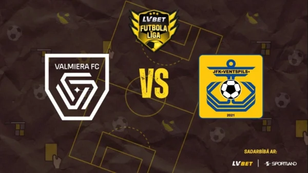 "Valmiera" pret "Ventspils". LVBet Latvijas pirmā līga