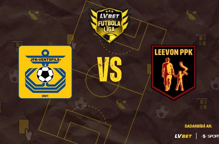 "Ventspils" pret "Leevon/PPK". LVBet Latvijas pirmā līga