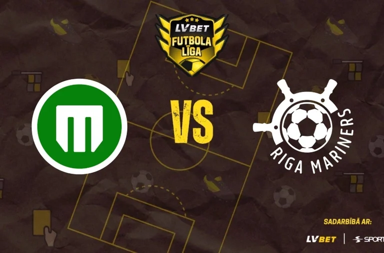"Metta" pret "Riga Mariners". LVBet Latvijas pirmā līga